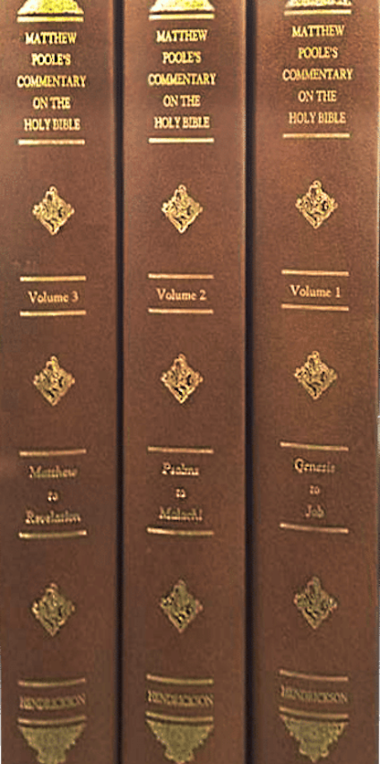 Mathew Poole's Commentary on the Bible