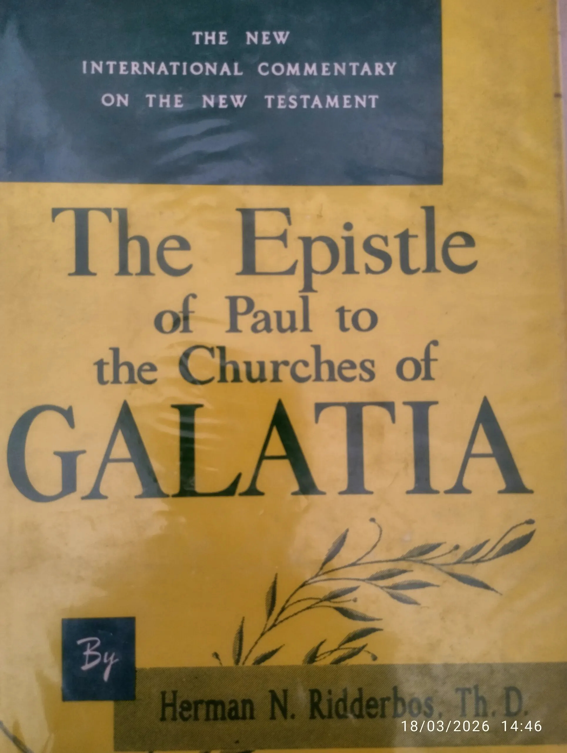 Ridderbos, H.N. - The Epistle of Paul to the Churches of Galatia