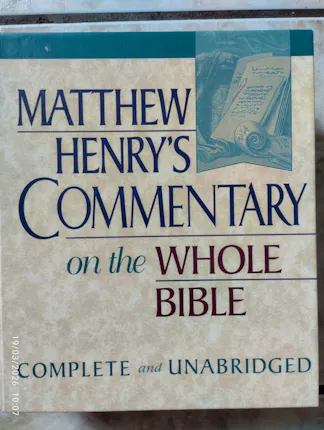 Matthew Henry's Commentary on the whole Bible