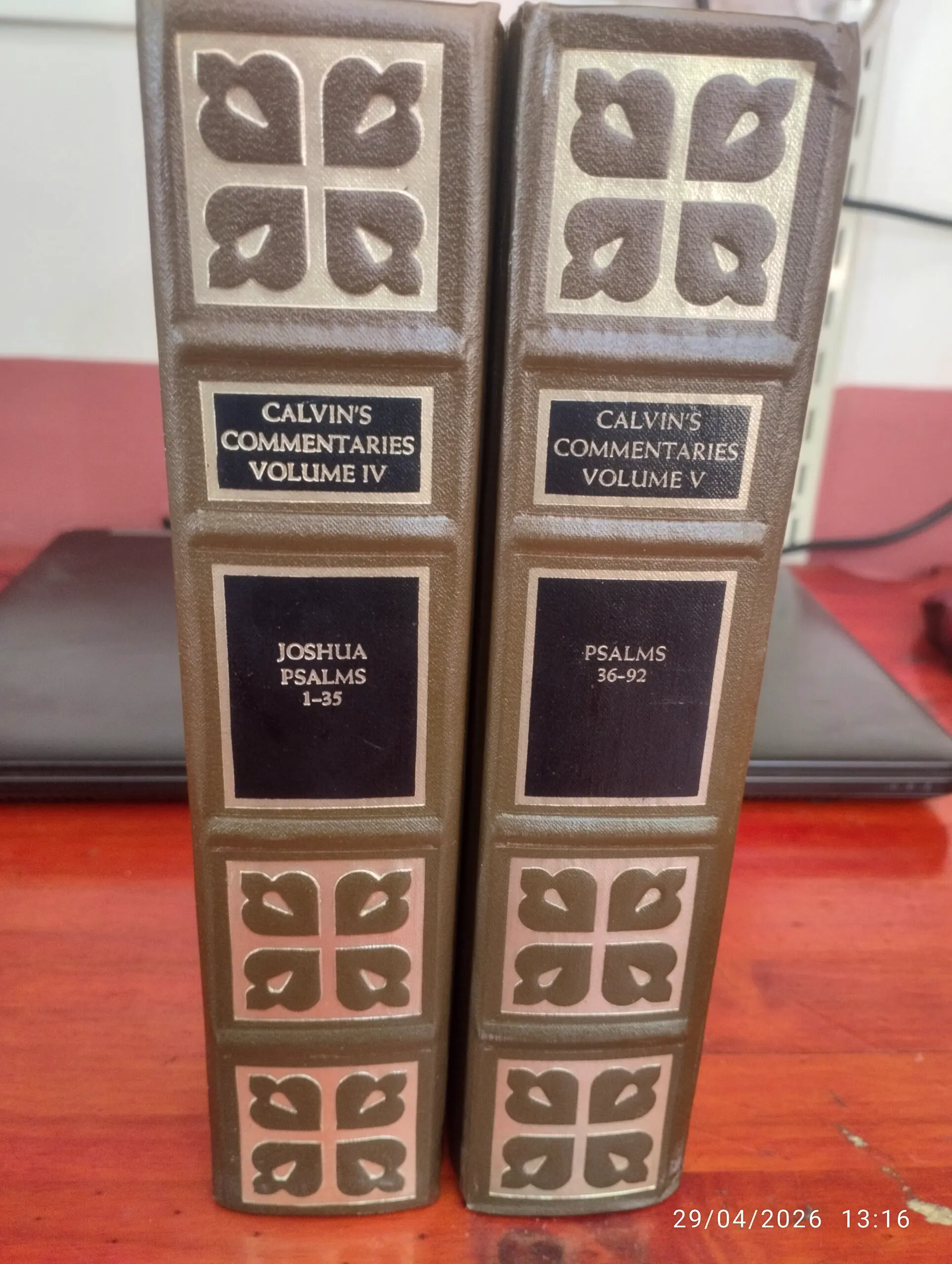 Calvin's Commentaries Volume IV Joshua Psalms 1-35