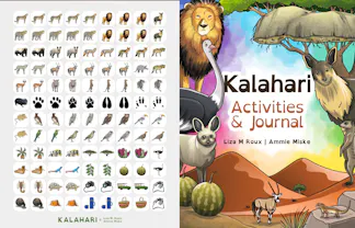 Kalahari Activities and Journal with stickers
